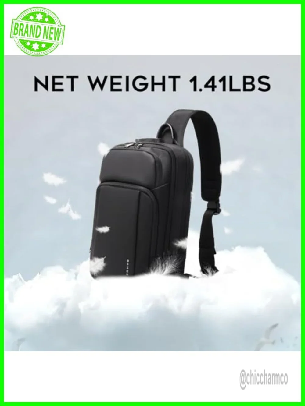 Anti Theft Sling Bag Crossbody Daypack Backpack Waterproof Oxford
